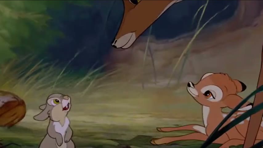 Image de la scène « Bambi — un mot gentil »