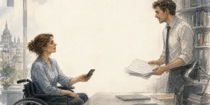 Illustration of the story « Ne pars pas en vacances »