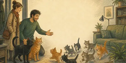 Illustration of the story « Paix et tranquillité »