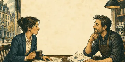 Illustration of the story « Petite Tasse Chaude »