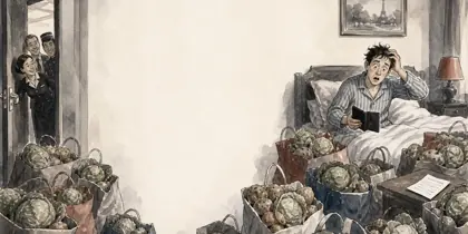 Illustration of the story « Un voyage épuisant »
