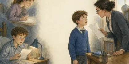 Illustration of the story « L'Aide de minuit »