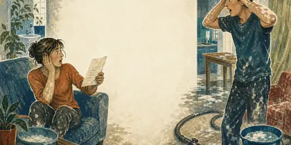 Illustration of the story « Nettoyage de printemps »