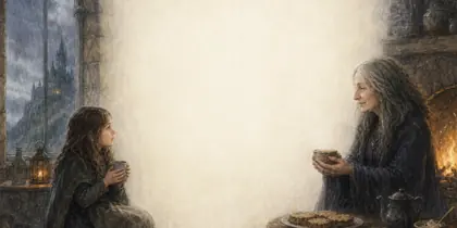 Illustration of the story « Le Pays de la pluie éternelle »