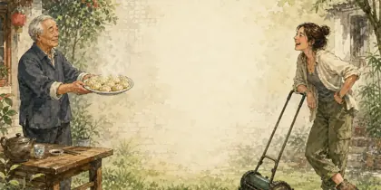 Illustration of the story « L'Art des raviolis chinois »