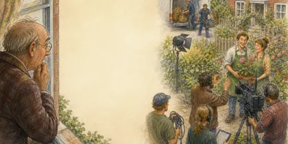 Illustration of the story « Les Étranges Jardiniers »