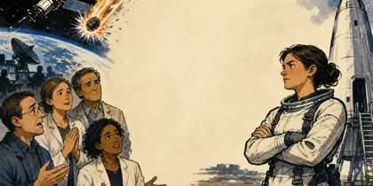 Illustration of the story « Un malentendu cosmique »