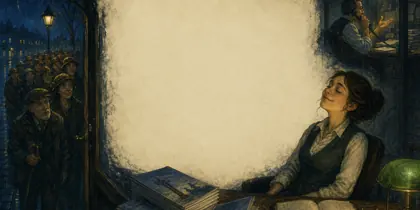 Illustration of the story « L'Arrêt de bus des esprits »