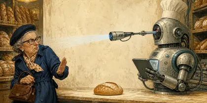 Illustration of the story « Boulangerie du futur »