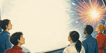 Illustration of the story « La chance du Nouvel An »