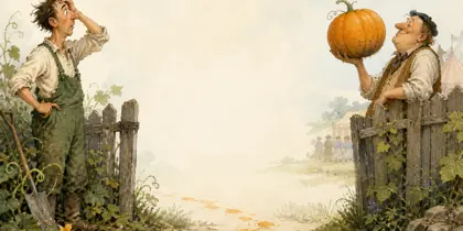 Illustration of the story « La Citrouille qui n'était pas là »