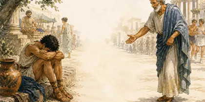 Illustration of the story « Le Talent de l'athlète »