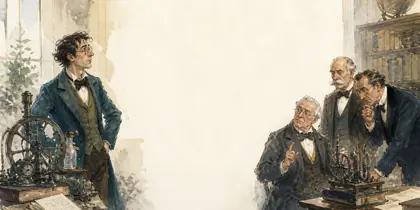 Illustration of the story « En avance sur son temps »